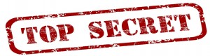 Top secret rubber stamp