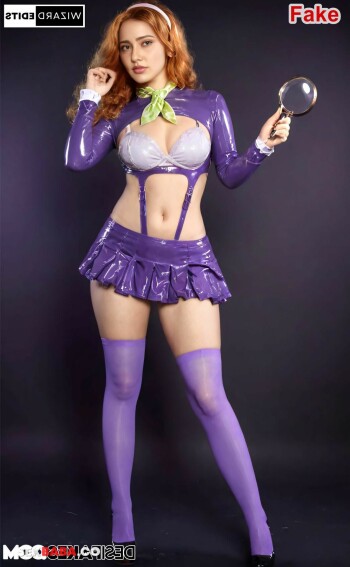 Neha Sharma cosplaying as Daphne from Scooby Doo 1 x
