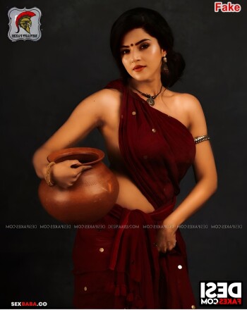 Mehreen nude saree photo shoot x