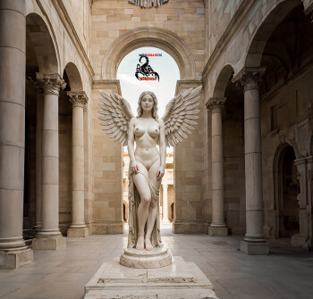 Kiara Kajal Roman statue (Ai Fake)