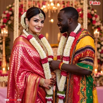 Raveena Tandon marrying her young blacked African friend 2 x
