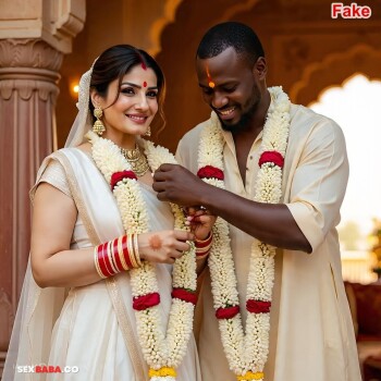 Raveena Tandon marrying her young blacked African friend 3 x